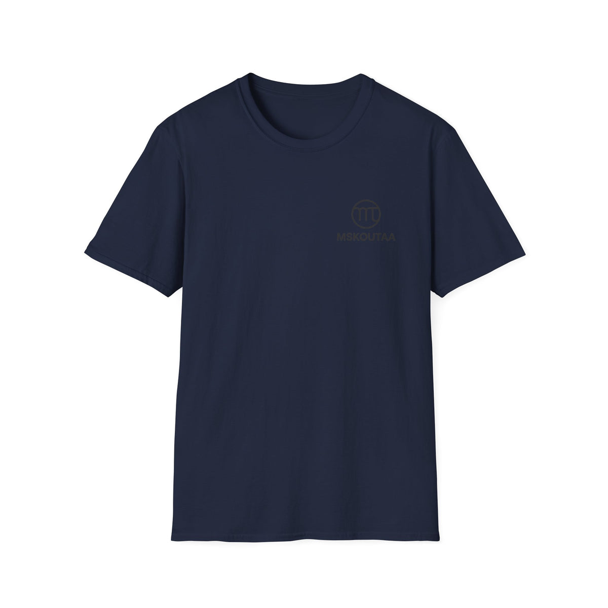 Minimal Logo T-Shirt — MSKOUTAA Chest Emblem