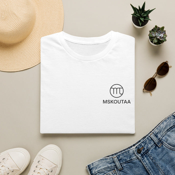 Minimal Logo T-Shirt — MSKOUTAA Chest Emblem