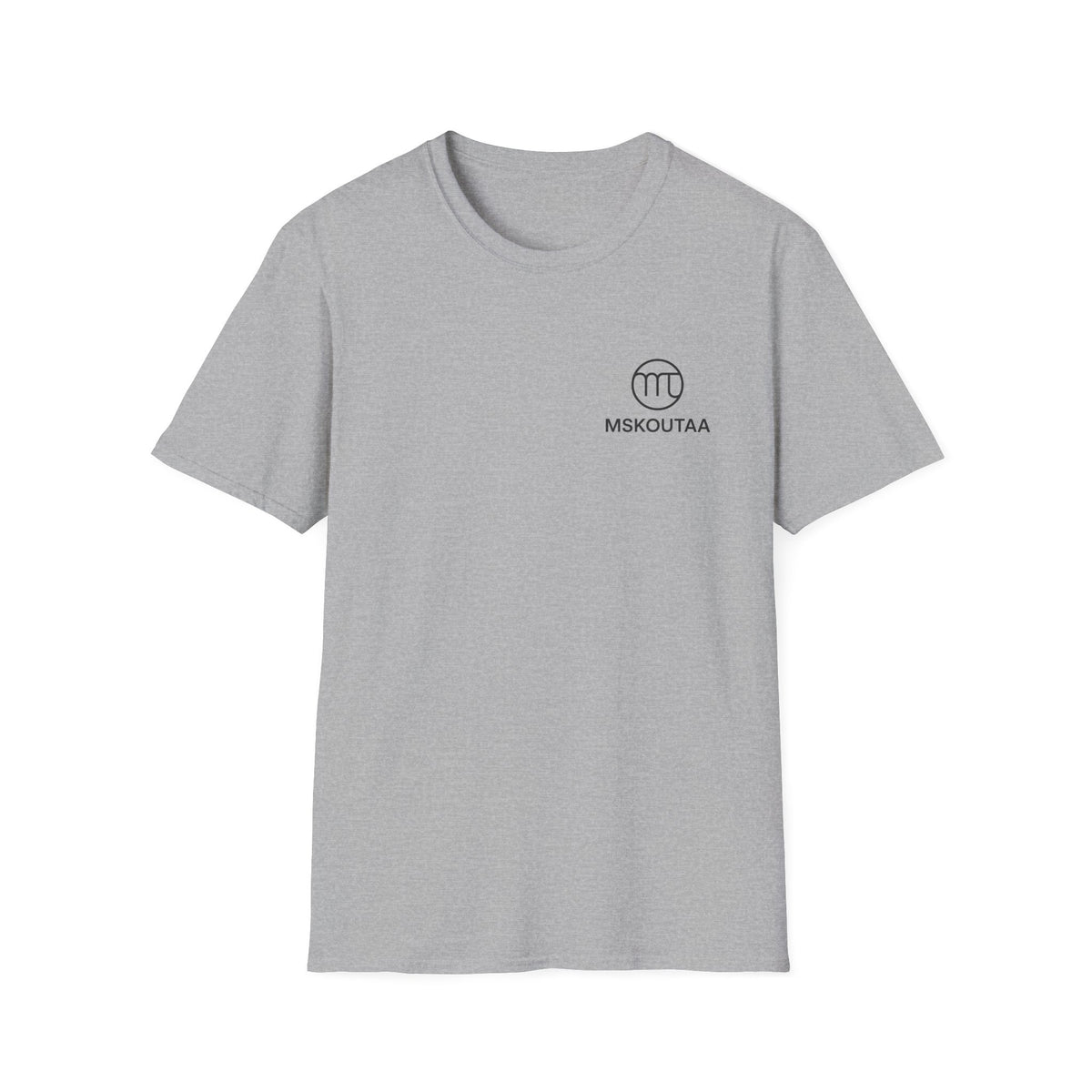 Minimal Logo T-Shirt — MSKOUTAA Chest Emblem