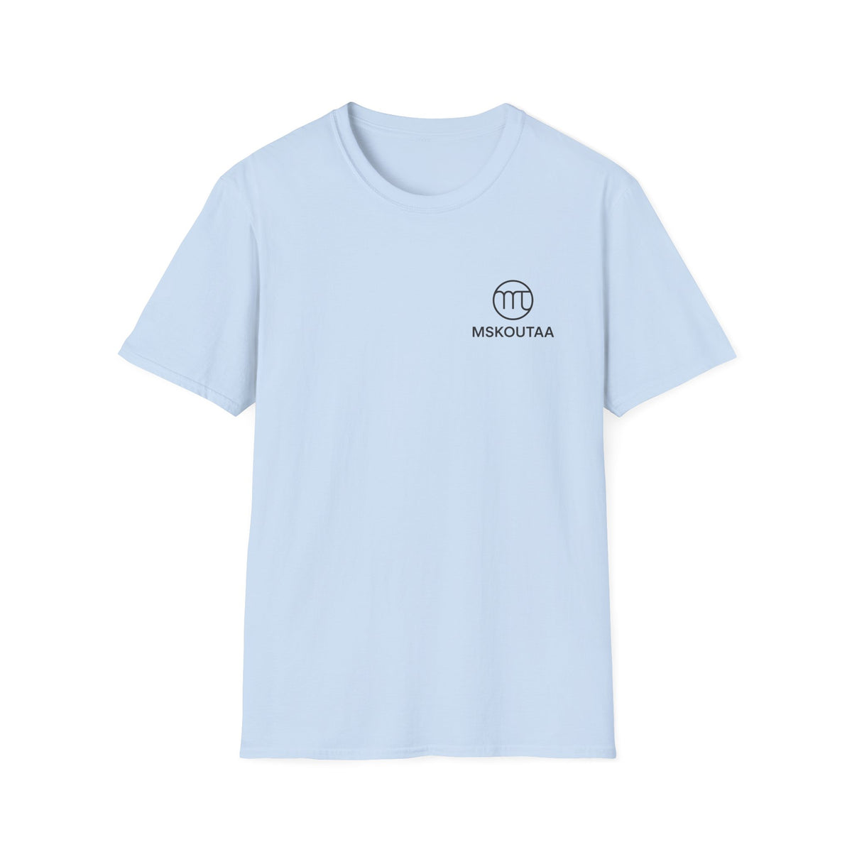 Minimal Logo T-Shirt — MSKOUTAA Chest Emblem