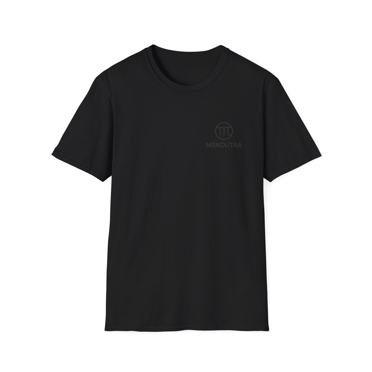 Minimal Logo T-Shirt — MSKOUTAA Chest Emblem