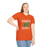 MSKOUTAA — "I'm At That Age Where My Back Goes Out More Than I Do" Funny Frog Tee