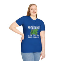 MSKOUTAA — "I'm At That Age Where My Back Goes Out More Than I Do" Funny Frog Tee