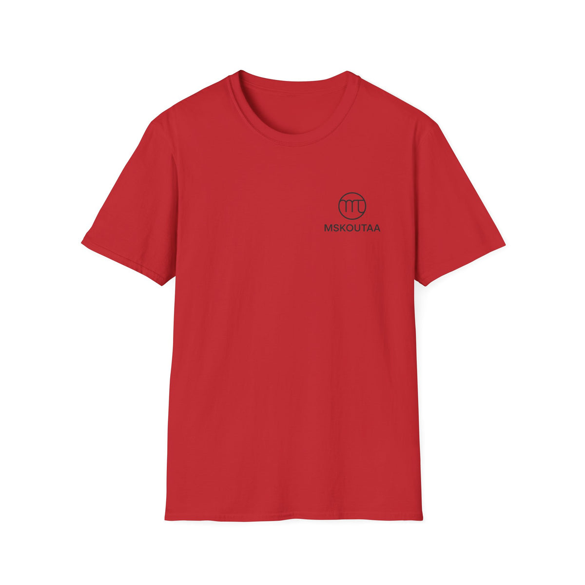 Minimal Logo T-Shirt — MSKOUTAA Chest Emblem