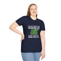 MSKOUTAA — "I'm At That Age Where My Back Goes Out More Than I Do" Funny Frog Tee