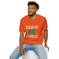 MSKOUTAA — "I'm At That Age Where My Back Goes Out More Than I Do" Funny Frog Tee