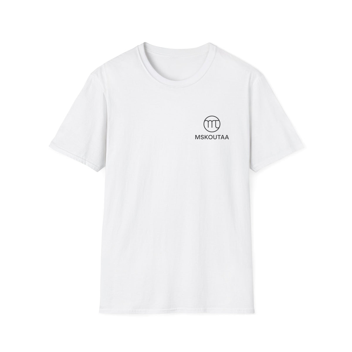 Minimal Logo T-Shirt — MSKOUTAA Chest Emblem