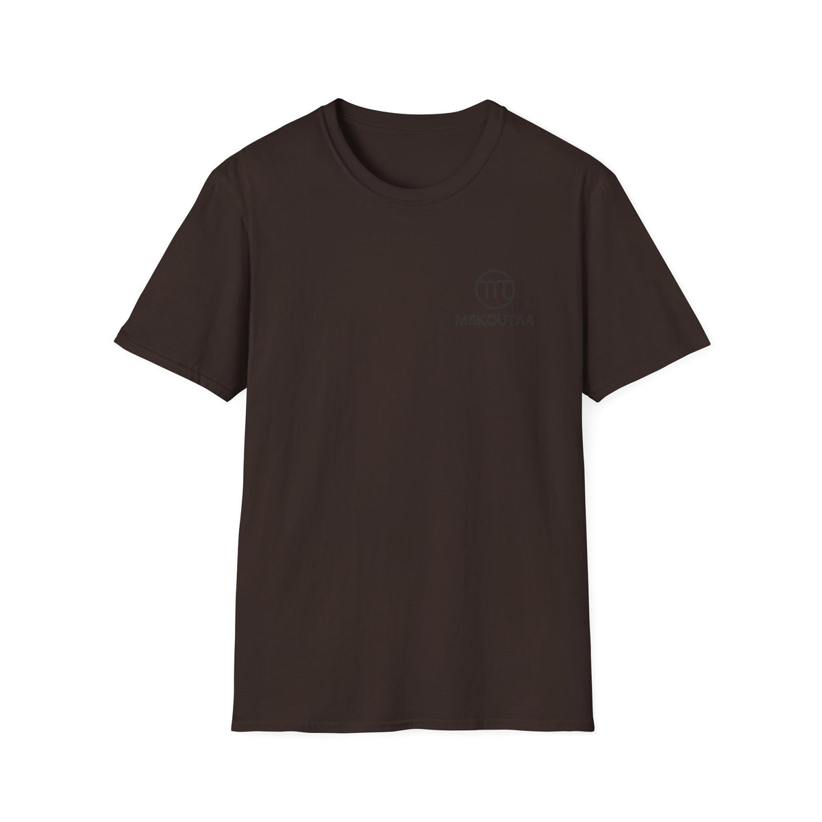 Minimal Logo T-Shirt — MSKOUTAA Chest Emblem