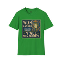 MskouTaa Tees — “Wish I Lacked Critical Thinking Skills” Funny Frog Graphic Tee