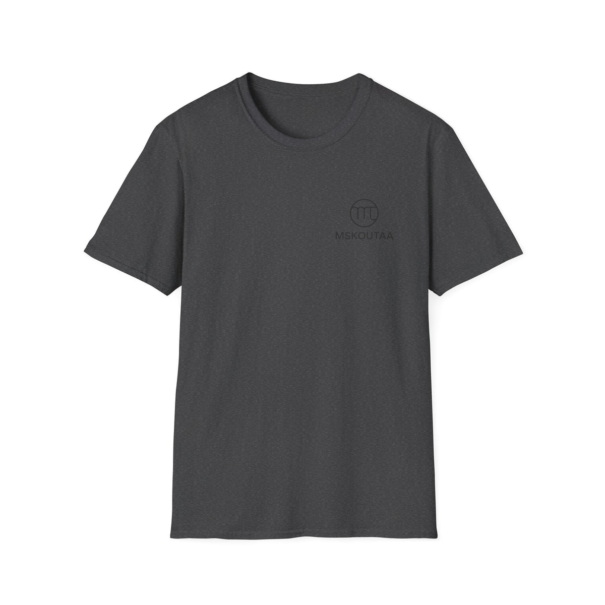 Minimal Logo T-Shirt — MSKOUTAA Chest Emblem